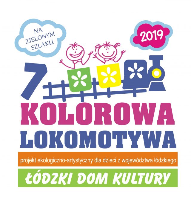 Logo projektu "Kolorowa Lokomotywa"